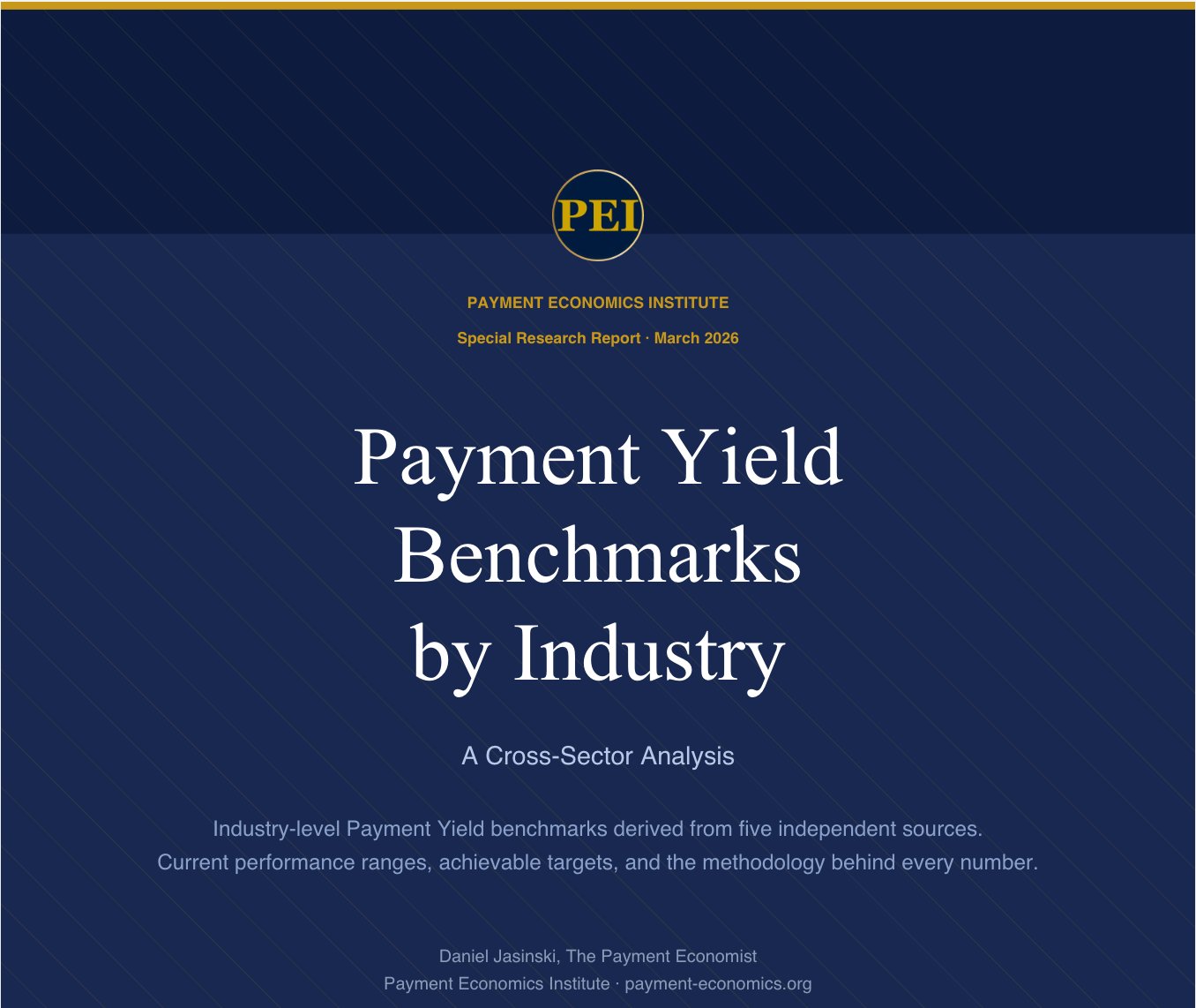 Payment Yield Benchmarks by Industry cover