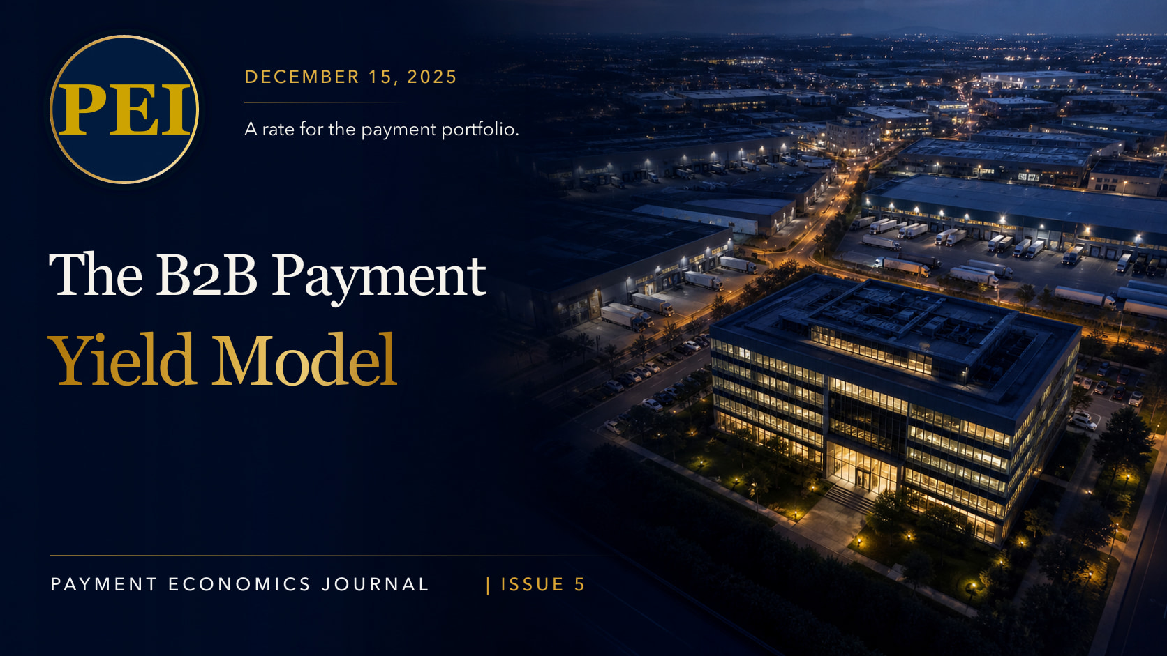 The B2B Payment Yield Model cover