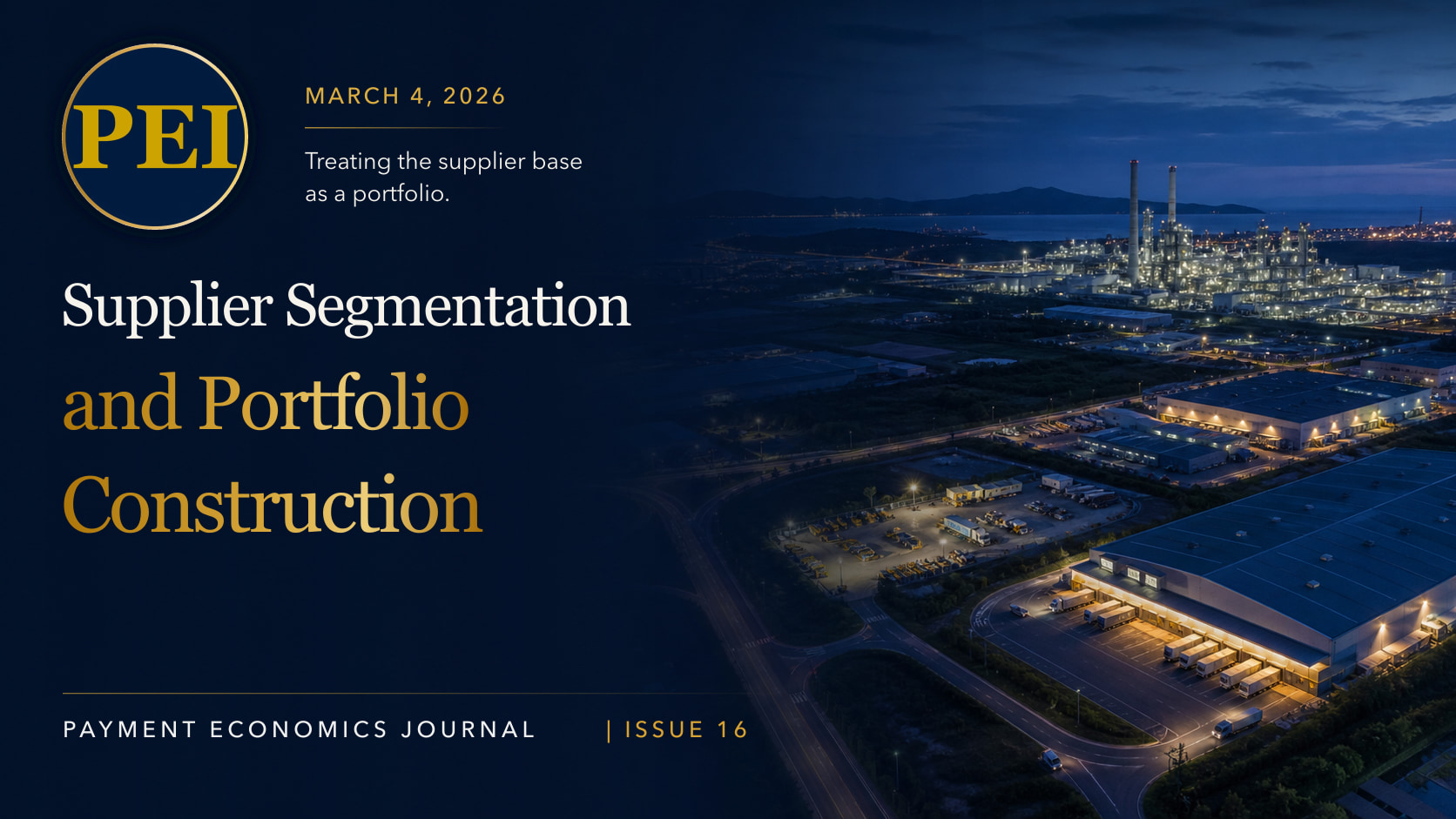 Supplier Segmentation and Portfolio Construction cover