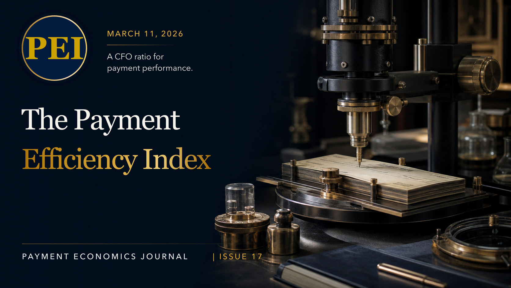 The Payment Efficiency Index cover