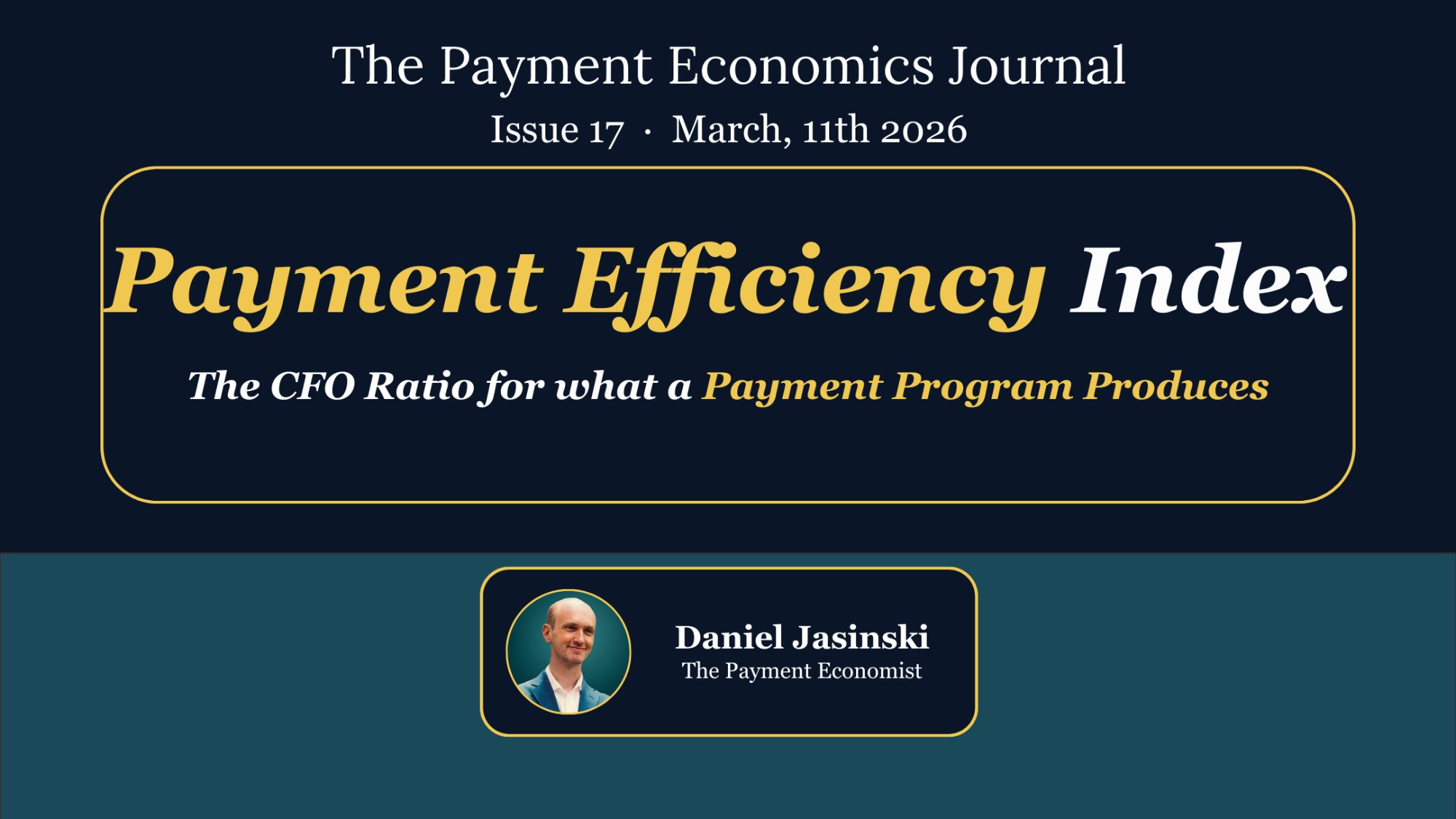 Issue 17: Payment Efficiency Index